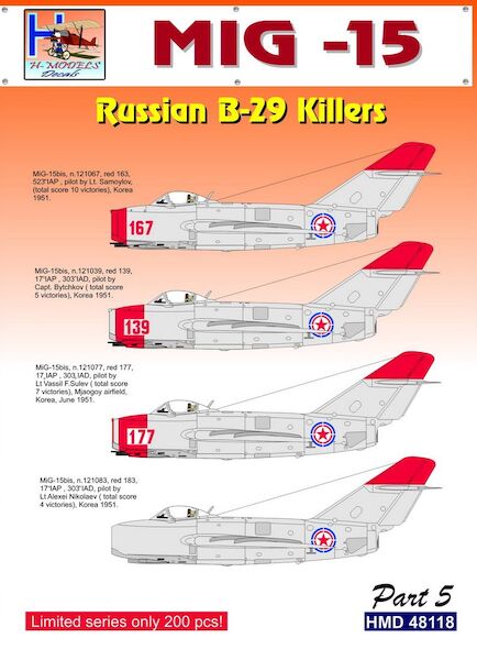 B29 Killers - Russian MiG15s over Korea  HMD48118