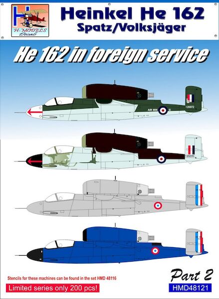 Heinkel He162 in Foreign Service, Pt.2 HMD48121