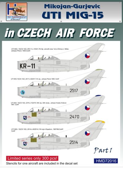 Mikoyan Mig15UTI in Czech AF Part 1  HMD72016