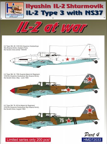 Ilyushin IL2 At war Part 4 (2 seater with swept back wing and NS37)  HMD72033