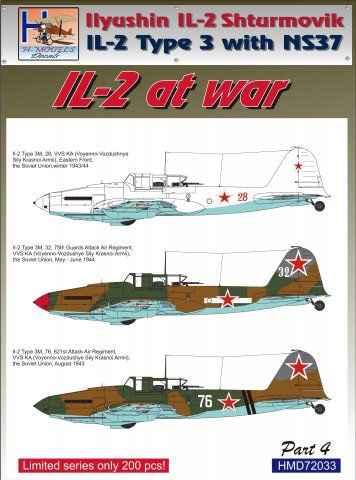 Ilyushin IL2 At war Part 4 (2 seater with swept back wing and NS37) HMD72033