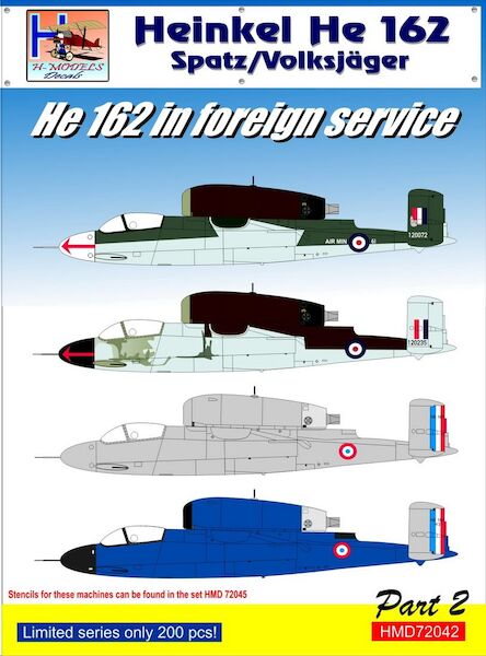 Heinkel He162 in Foreign Service Pt.2 HMD72042