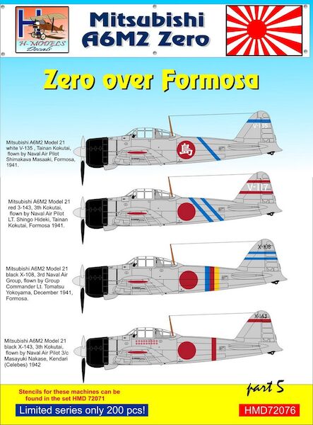 Mitsubishi A6M2 Zero over Formosa, Pt.1 HMD72076