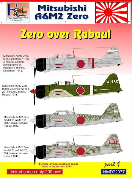 Mitsubishi A6M2 Zero over Rabaul, Pt.1 HMD72077