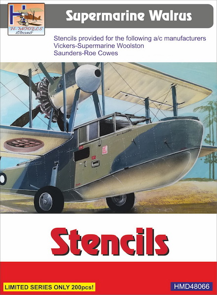 Supermarine Walrus stencils HMD72085