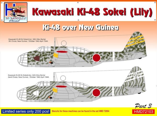 Kawasaki Ki48 'Lily' over New Guinea, Pt.3  HMD72103