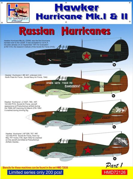 Russian Hurricanes Mk.I/II, Pt.1 HMD72126