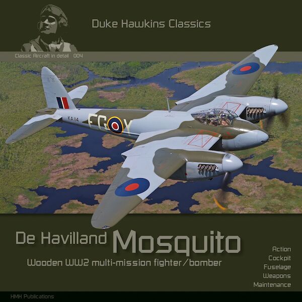 De Havilland Mosquito, wooden  WW2 multi mission fighter bomber  9789083514031