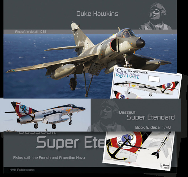 Super Etendard with the French and Argentine Navy  with Decalset  9789083514000