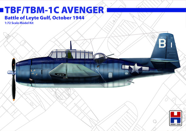 Grumman TBF-1c Avenger (VT15 USS Essex, Battle of Leyte Gulf 1944)  72010