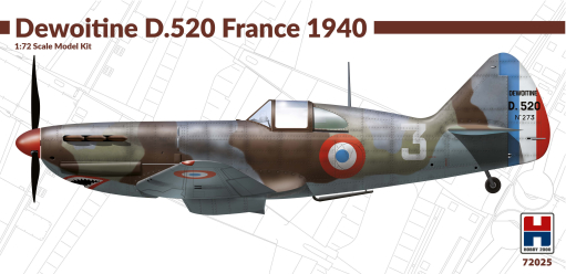 Dewoitine D520 "France 1940" 72025