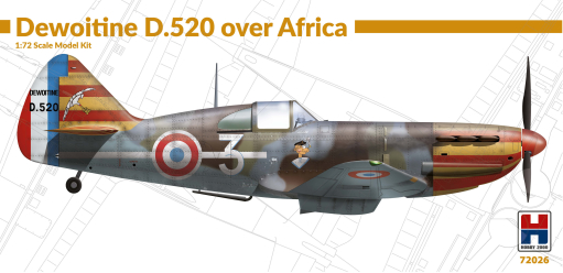 Dewoitine D520 "Over Africa"  72026