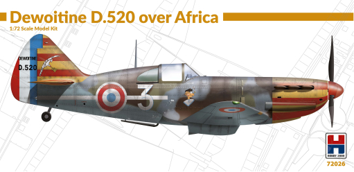 Dewoitine D520 "Over Africa" 72026