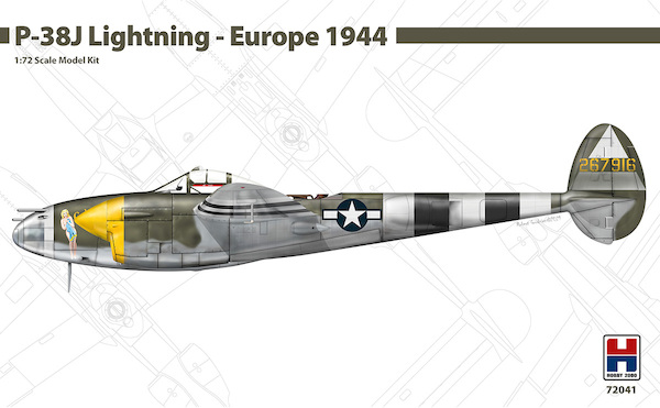 Lockheed P38J Lightning - Europe 1944 72041