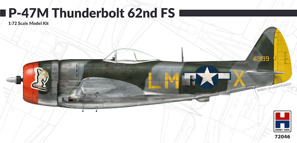 Republic P-47M Thunderbolt 62st Fighter Squadron  72046