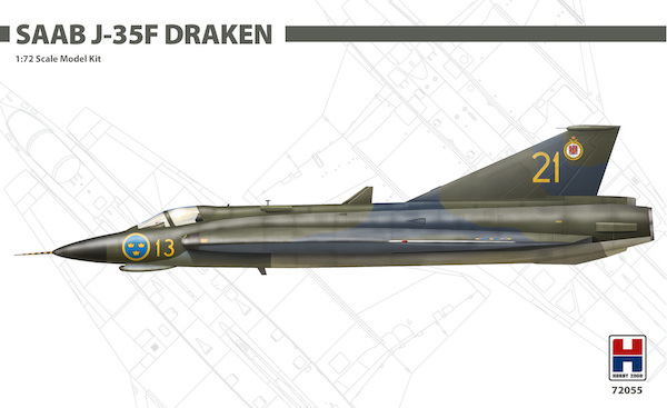 Saab J35F Draken 72055