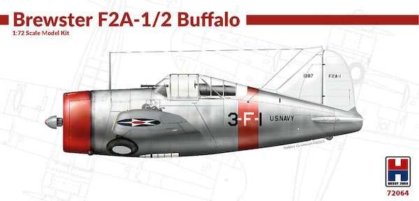 Brewster F2A-1/2 Buffalo 72064