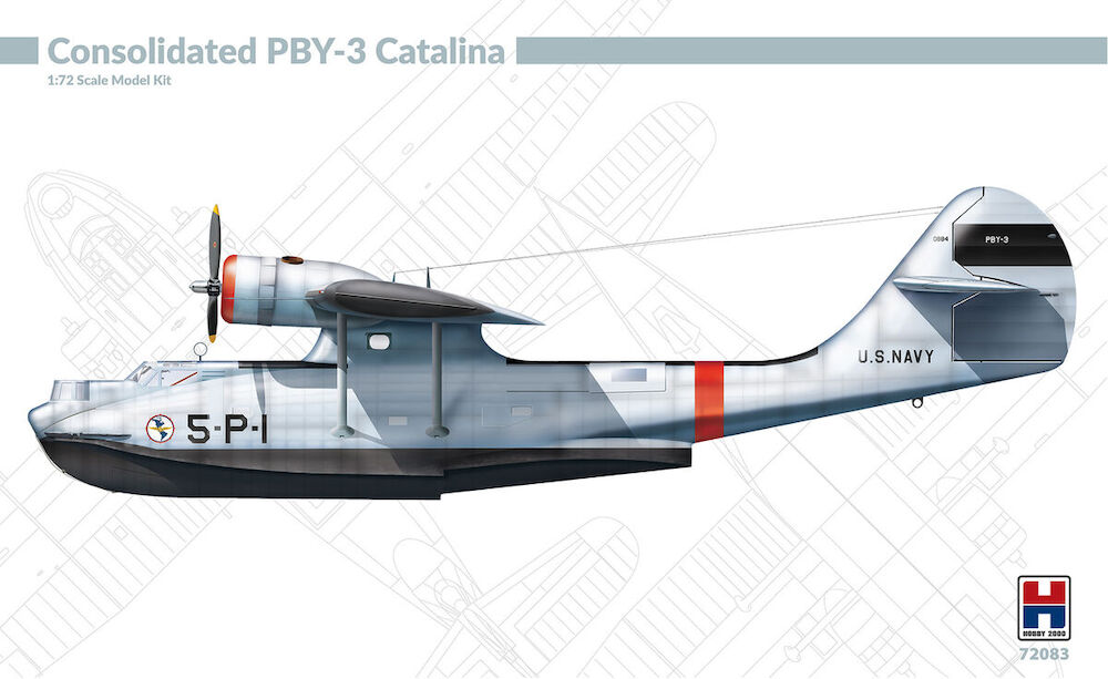 Hobby 2000 72083 Consolidated PBY3 Catalina