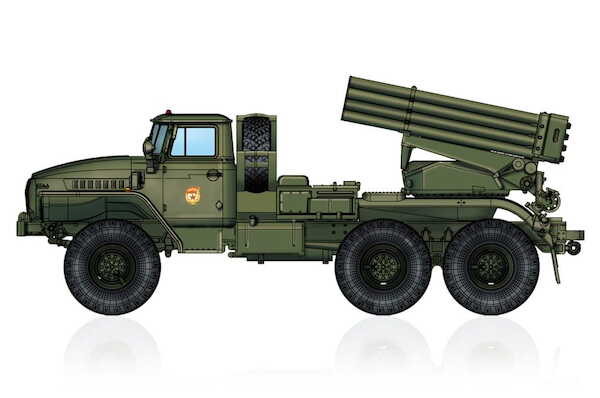 Russian BM21 GRAD Multiple Rocket launcher  82931