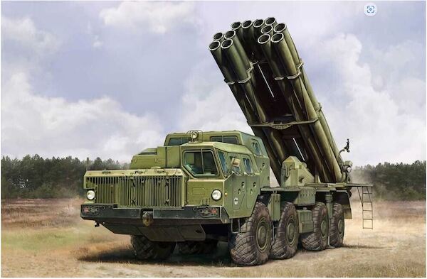 Russian 9A52-2 Smerch-M Multiple Rocket Launcher of RSZO 9k59 Smerch MRLS 82940