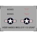 YF110 - MiG21F-13 Fishbed (USAF)  HSB144003