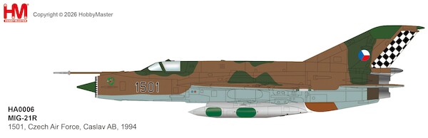 MIG21R 1501, Czech Air Force, Caslav AB, 1994  HA0006