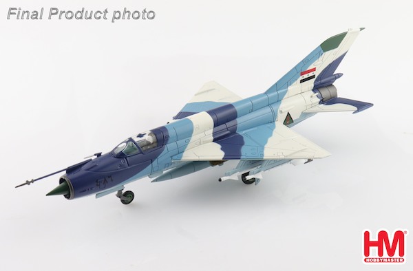 MIG21bis "Iraqi AF Sea Camouflage" 9th Sqn., Jalibah, Sept 1986  HA0117