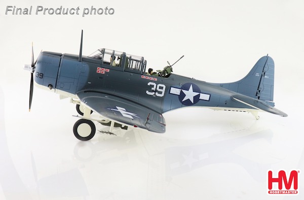 Douglas SBD-2 Dauntless US Navy White 39, Lt. Cook Cleland, VB-16, USS Lexington, Battle of Philippine Seas, June 1944  HA0214