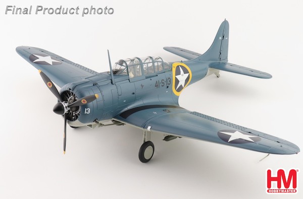 Douglas SBD-2 Dauntless US Navy Operation Torch"  BuNo. 06624, 41-S-13, VS-41, USS Ranger, Nov 1942  HA0218