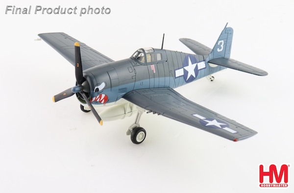 F6F-5 Hellcat White 3, Ens. Gordon Arthur Stanley, VF-27,  USS Princeton, Oct 1944  HA1119