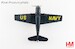 F6F-5 Hellcat "Blue Angels" US Navy, 1946 (with decals for No.1 to No.4 airplanes)  HA1121