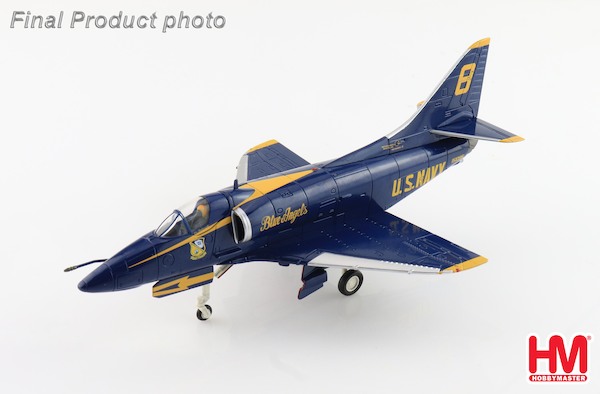 A4E Skyhawk US Navy, USN Blue Angels, #8, Tokushima, Japan, 2008  HA1438c