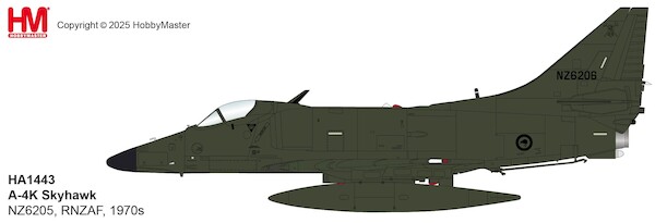 A4K Skyhawk NZ6205, RNZAF, 1970s HA1443
