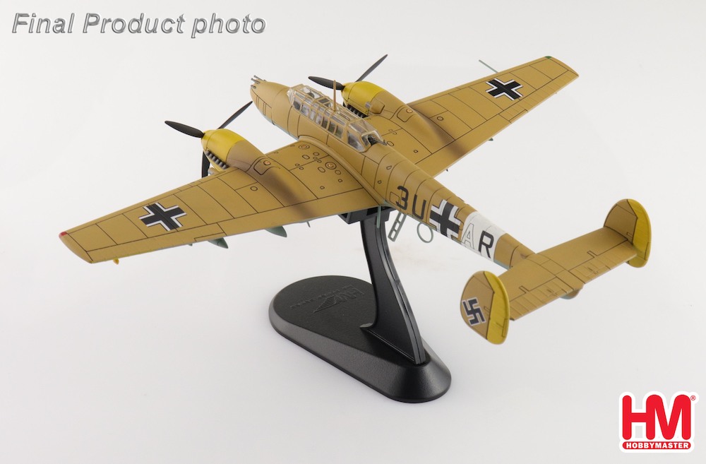 ★未開封美品★BF110G-2 1/72 ドイツ空軍HOBBY MASTER♪ LUFTWAFFE II ZG 76 MESSERSCHMITT BF 110G 2N+EM - HOBBY