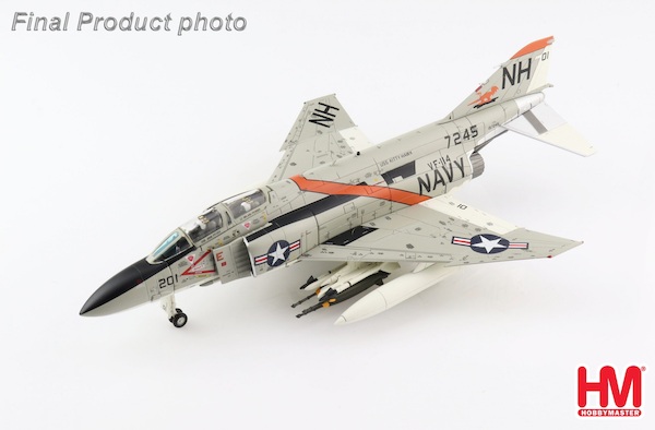 McDonnell Douglas F-4J Phantom II US Navy, "Mig-21 Killer" 157245/NH-201, VF-114 Aardvarks, USS Kitty Hawk, 1972 HA19034
