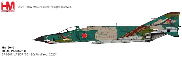 McDonnell Douglas F-4E Phantom II 57-6907, JASDF "501 SQ Final Year 2020" HA19040