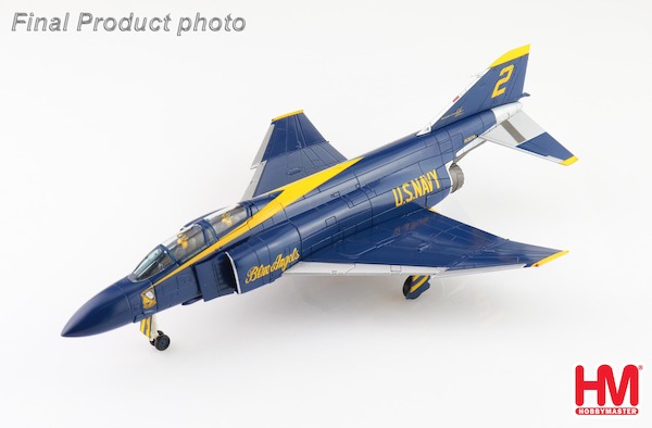 McDonnell Douglas F-4J Phantom II No. 2 airplane, US Blue Angels, 1969 HA19044