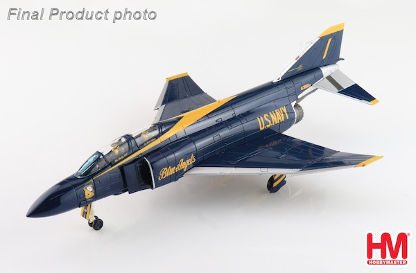 McDonnell Douglas F4J Phantom II US Navy Blue Angels "Cdr. Harley Hall" 153812, Cdr Harley Hall & AMHI Guy Giuffrai, US Navy, 1970 to 1971 HA19059