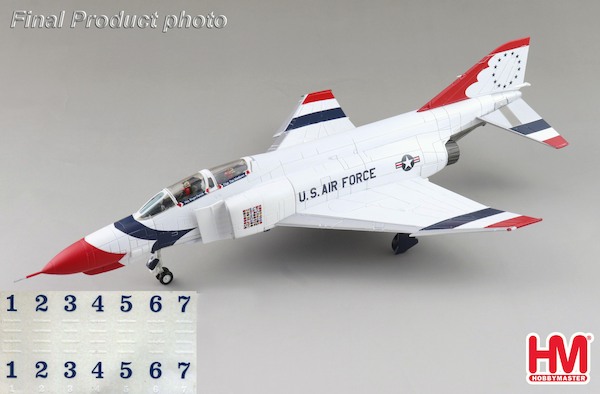 McDonnell Douglas F-4E Phantom Thunderbirds USAF, 1973/74 season (w/decals for No.1 to 7 planes)  HA19084