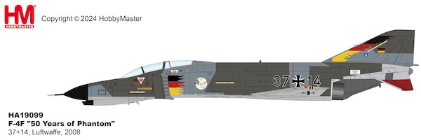 McDonnell Douglas F4F Phantom II "50 Years of Phantom" 37+14, Luftwaffe, 2008  HA19099