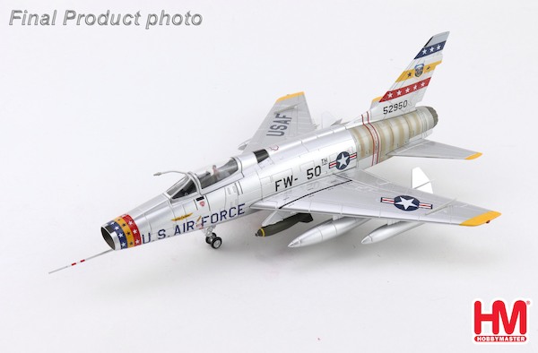 F100D Super Sabre USAF,  re 55-2950, 81st TFS, 50th TFW, France 1958  HA2128