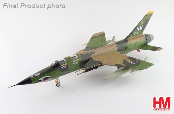 F105F Thunderchief USAF, "Red River Showboat" 63-8331, 354 TFS/355 TFW, Takhki RTAFB HA2523