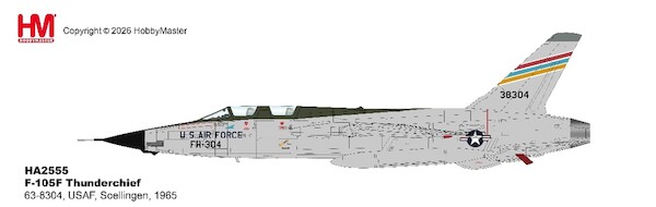 F-105F Thunderchief 63-8304, USAF, Soellingen, 1965 HA2555