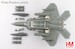 F22A Raptor USAF, AF06-132,  411 FLTS, Edwards AFB, 2022 (with stealthy pods)  HA2829