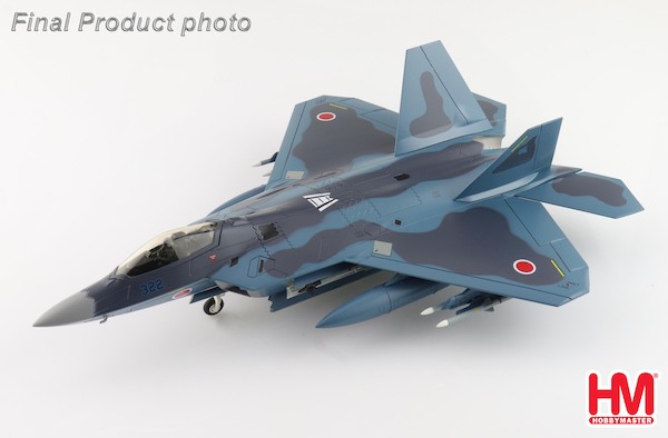 F-22 Sea Camouflage 37-8322, 3rd Sq, Japan JASDF (pseudo scheme) (with 8 x AAM-3 under the wings) HA2830