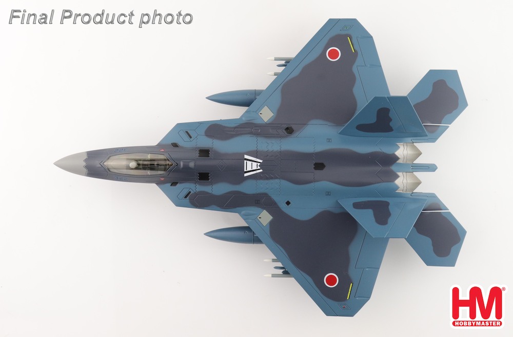 Hobbymaster HA2830 F-22 Sea Camouflage 37-8322, 3rd Sq, Japan JAS