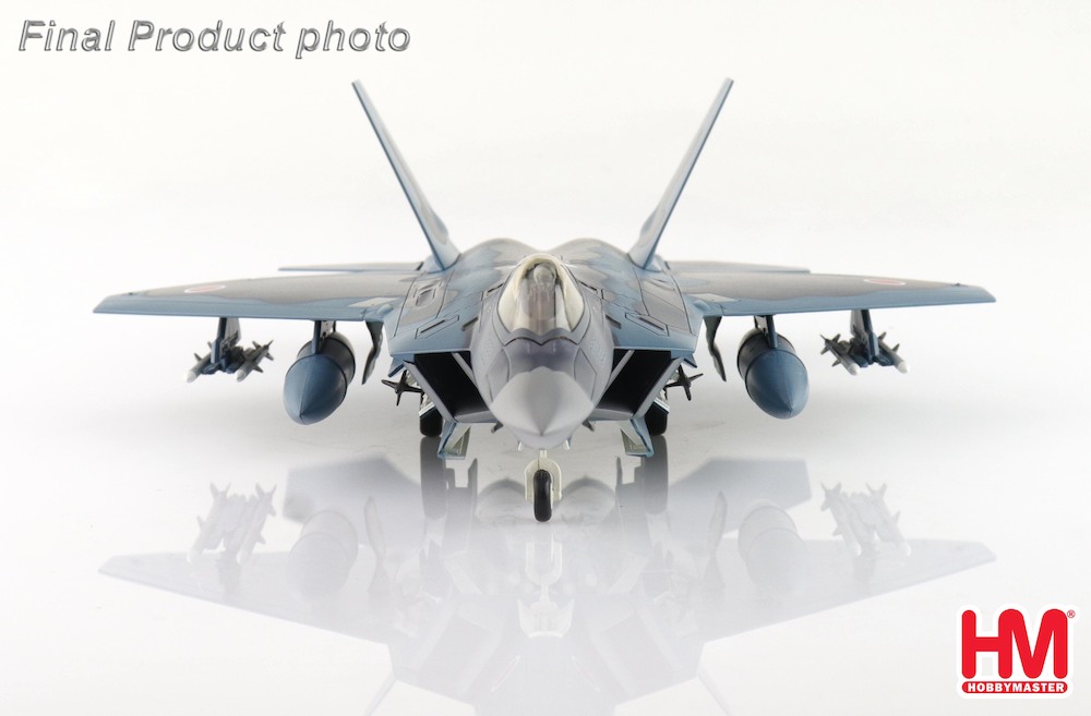 Hobbymaster HA2830 F-22 Sea Camouflage 37-8322, 3rd Sq, Japan JAS