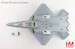 YF-23 USAF "Gray Ghost" PAV-2 AF serial no. 87-0801 1990 (with 3 xAIM-120,2 xAIM-9)  HA2850