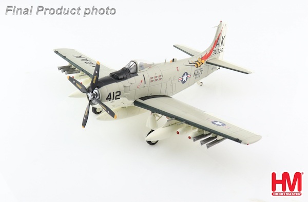 Douglas A-1H Skyraider, US Navy, 412, VA-176, USS Intrepid, 1966 HA2917
