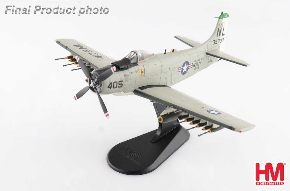 Hobbymaster HA2920 Douglas A-1H Skyraider, US Navy, Hobbymaster HA2920 Douglas A-1H Skyraider, US Navy,